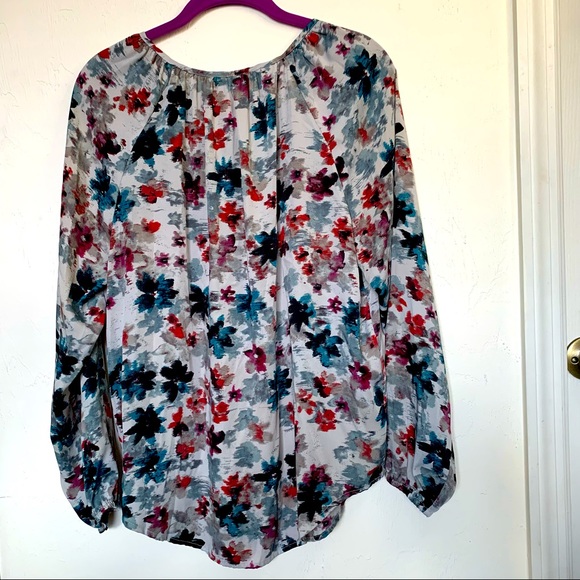 Jack Womens jewel toned blouse with front tie - Picture 5 of 5